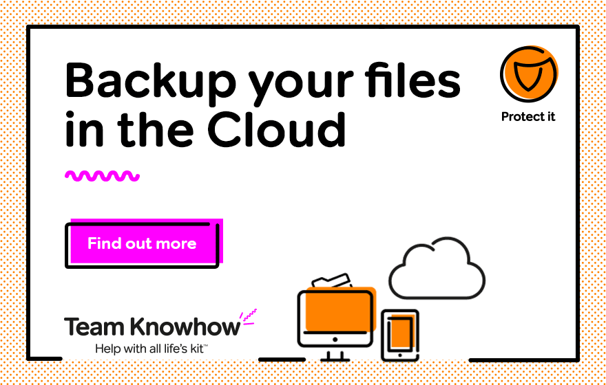 Team Knowhow - Cloud backup banner
