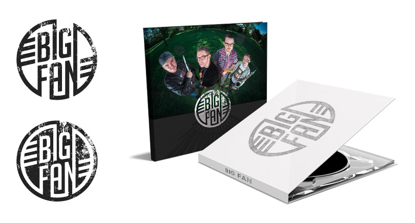 Big Fan final logos and CD designs