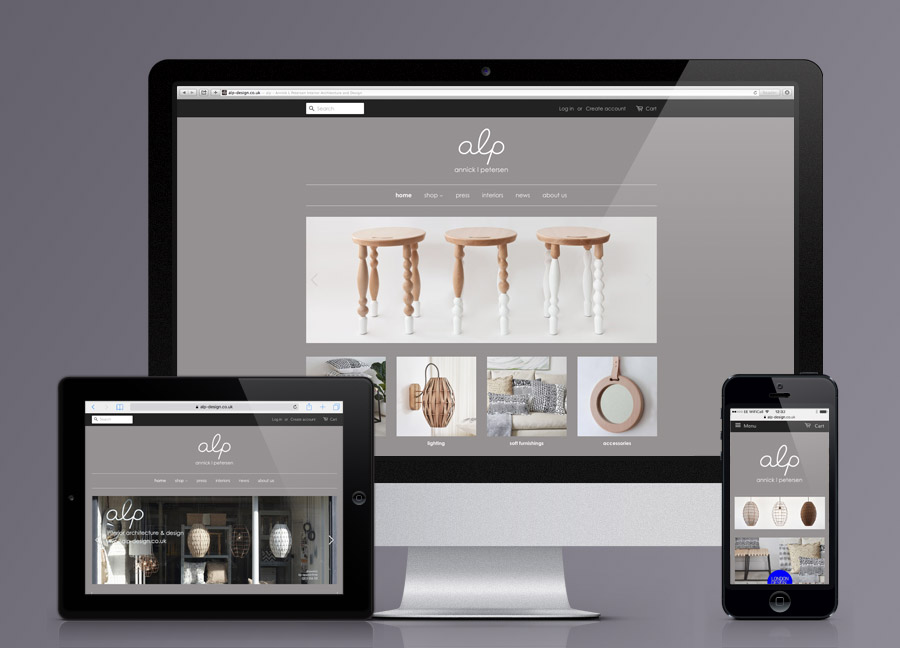 alp Shopify site homepage
