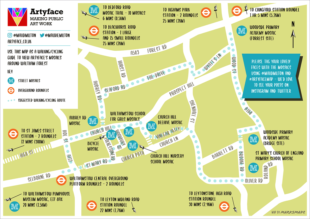 Walthamstow mosaic trail
