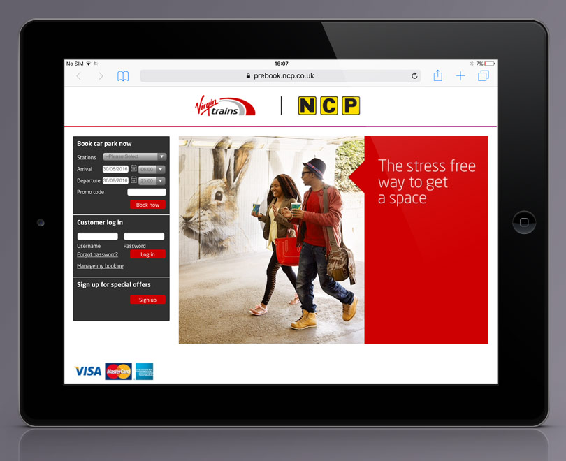 NCP car park booking