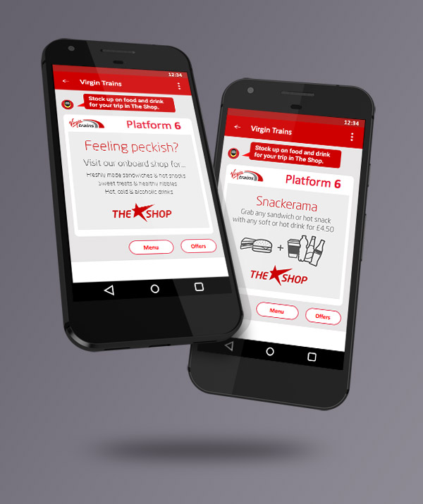 Shop info for Android messaging demo