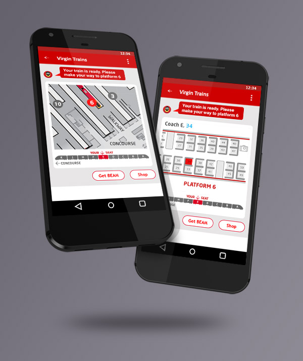 Station plan for Android messaging demo