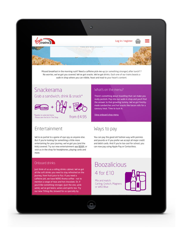 Onboard shop page graphics