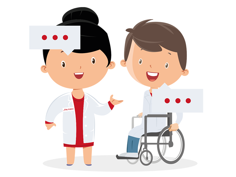Shiseido E-learning character development