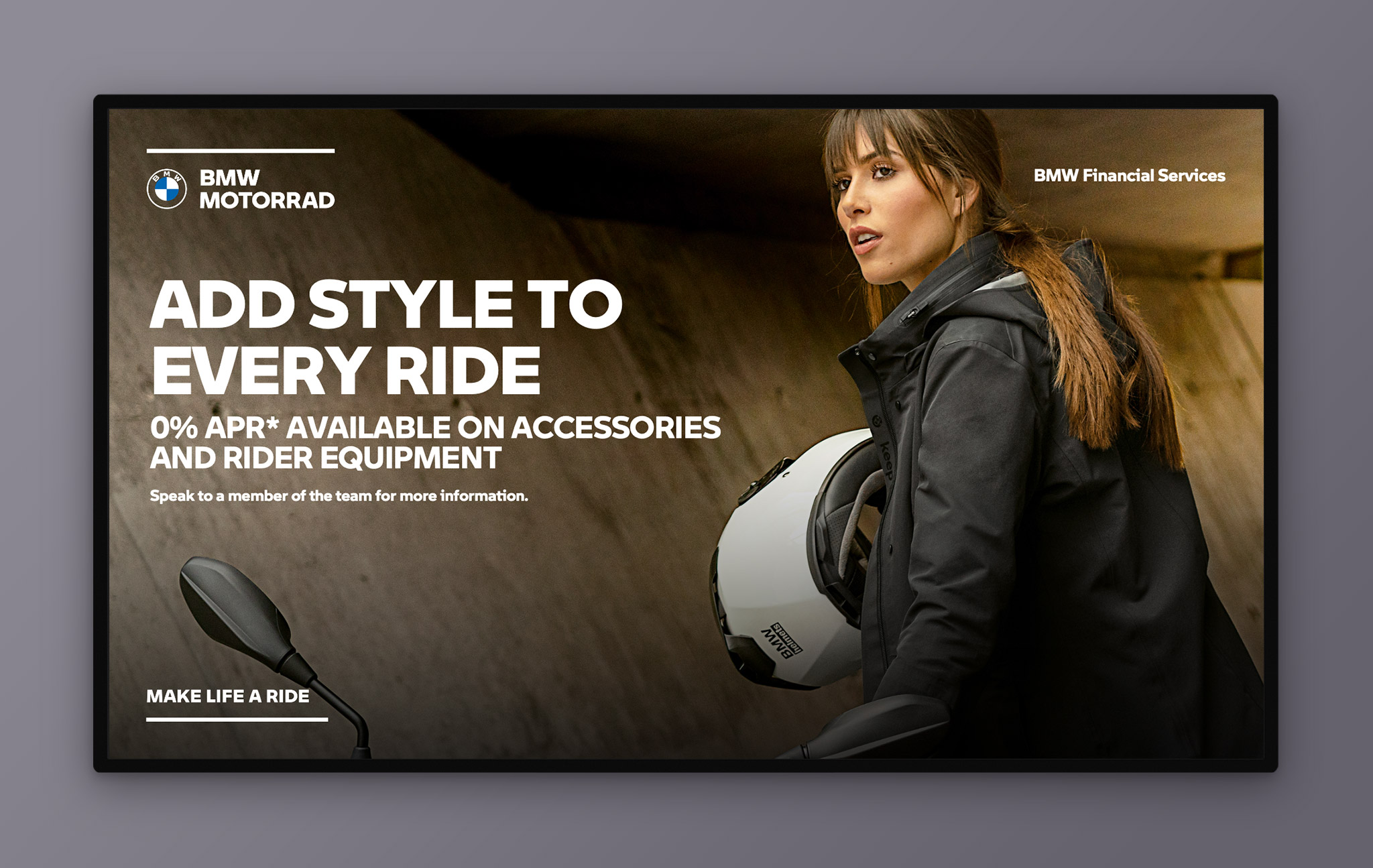 Motorrad Accessory Loans digislide