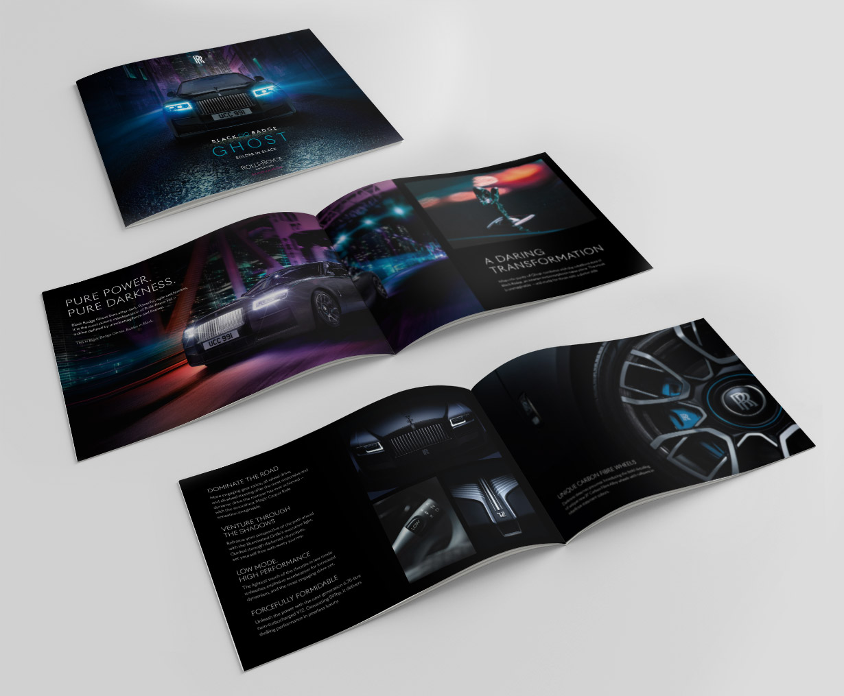 Black Badge Ghost A5 brochure