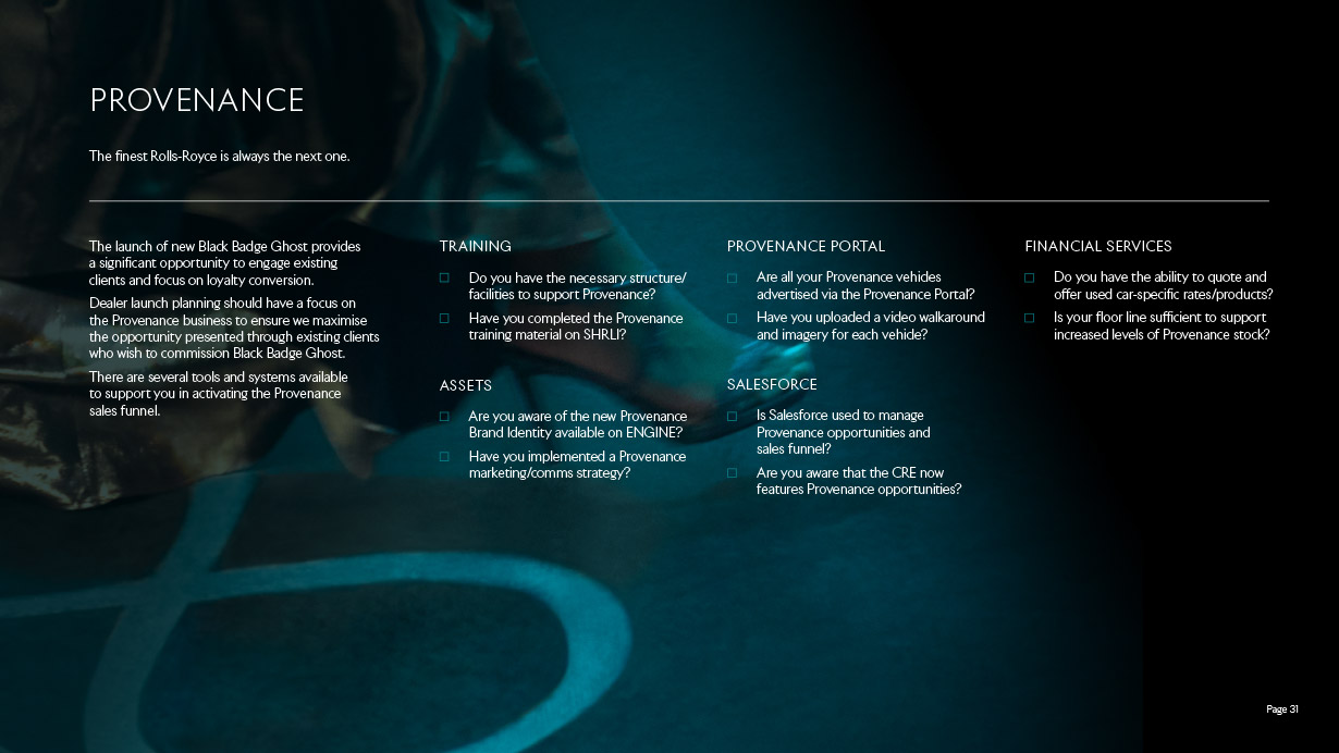 Black Badge Ghost Guide - provenance